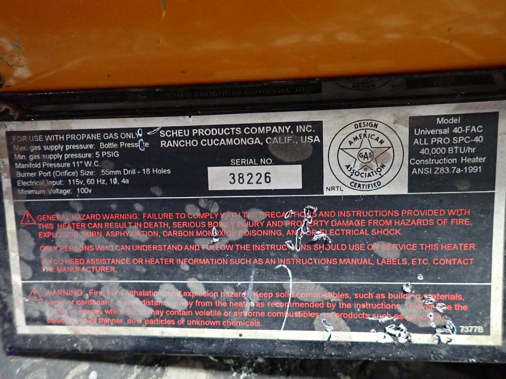 Allpro Torpedo Heater