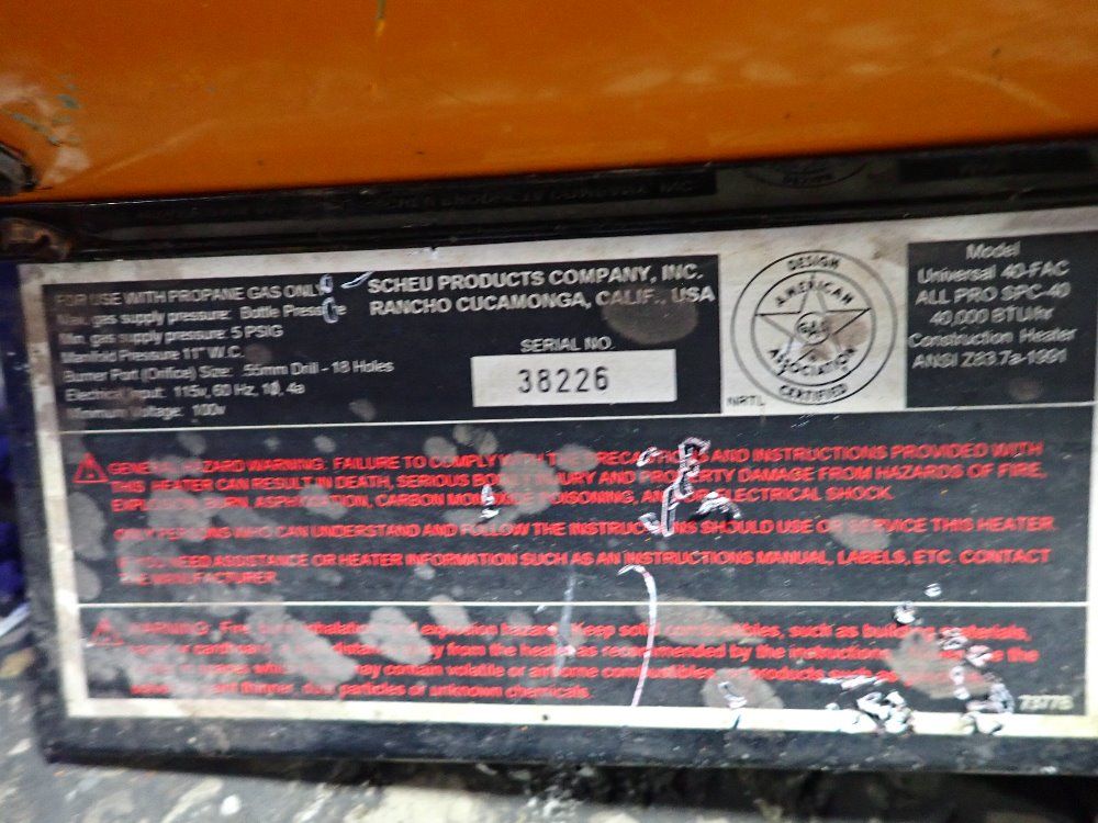 Allpro Torpedo Heater