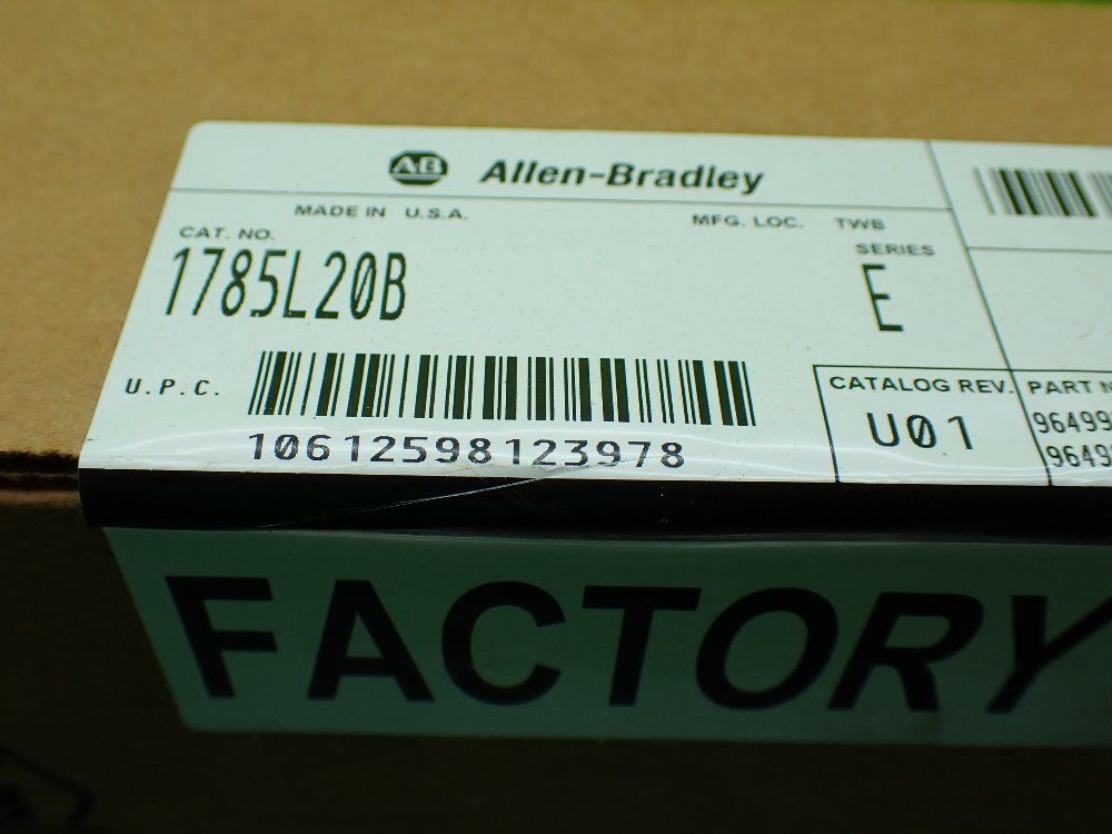 Allenbradley Processor Module Factory Sealed