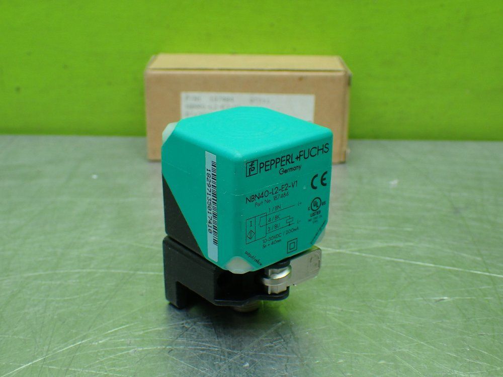 Pepperl+fuchs Inductive Proximity Sensor. 187484 - Nbn40-l2-e2-v1