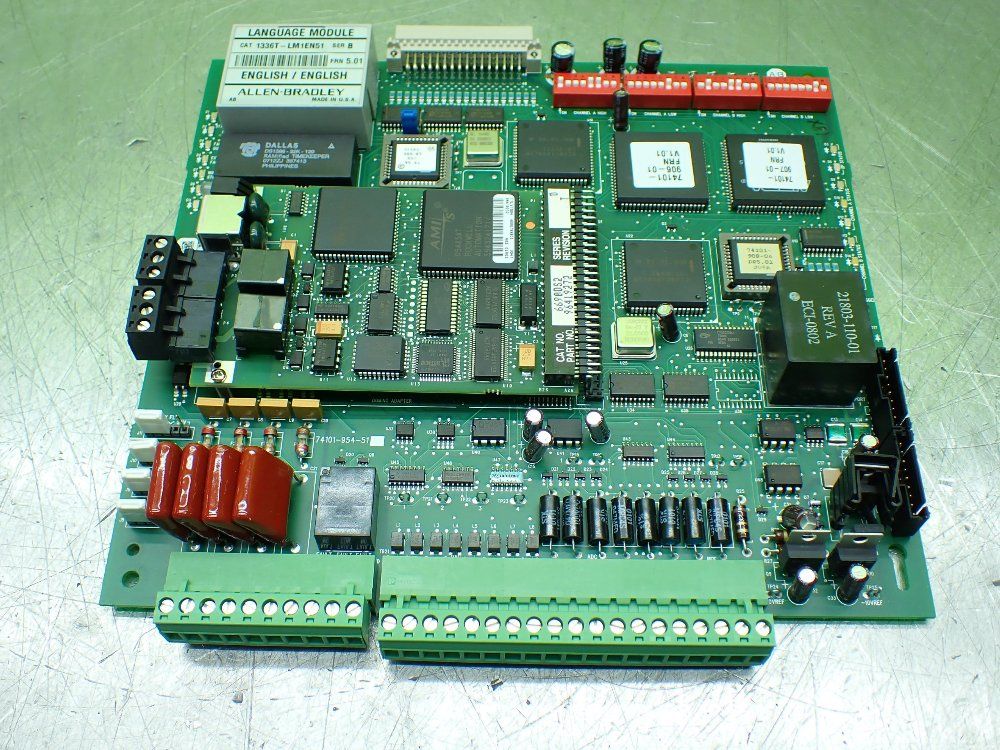 Allenbradley Drive Input Output Board W 1336tlm1en51 Language Module