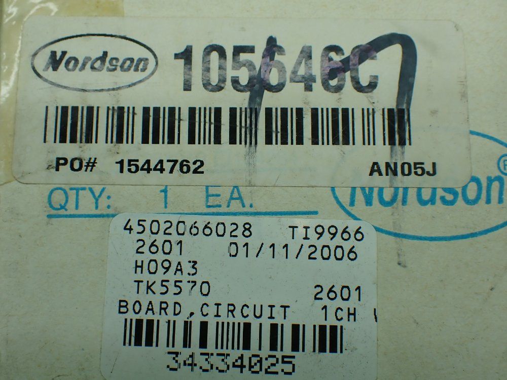 Nordson Glue System Control Board. - 105646c