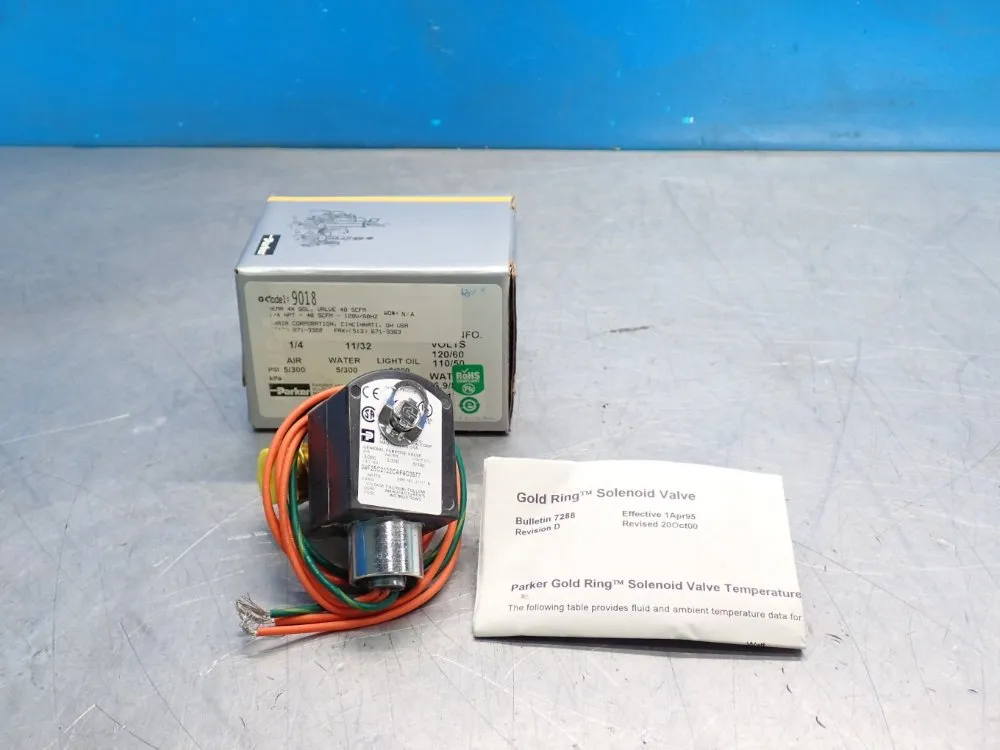 Parker Psi 5/300 Gold Ring Solenoid Valve - 9018