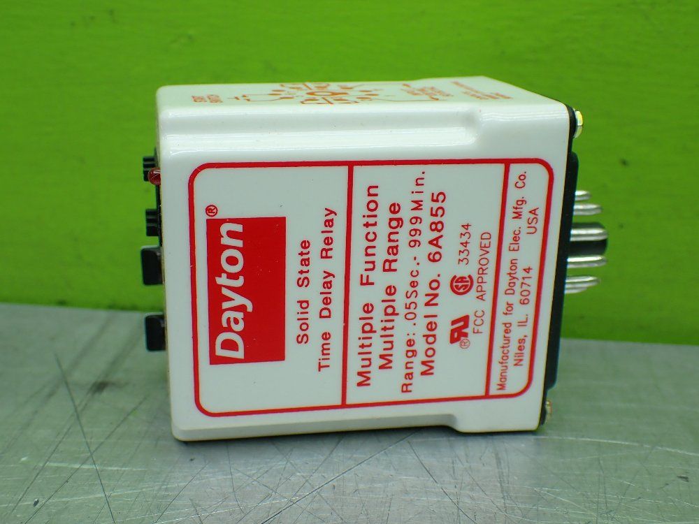 Dayton Solid State Time Delay Relay