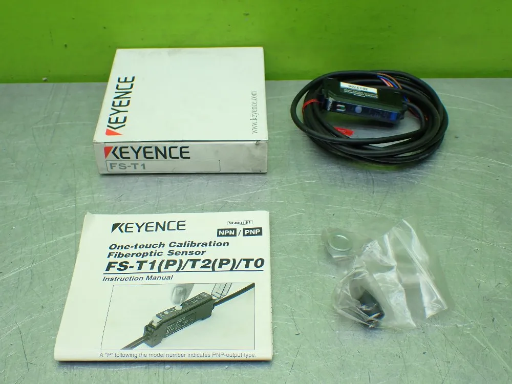 Keyence Fiber Optic Sensor Amplifier. - Fs-t1