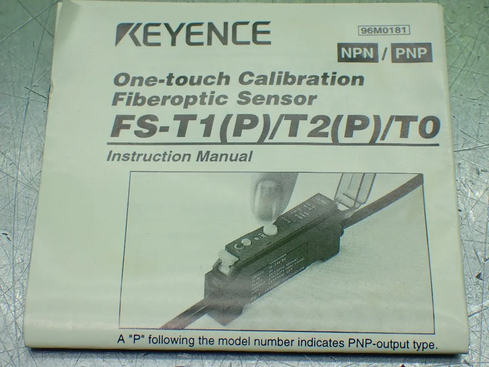 Keyence Fiber Optic Sensor Amplifier. - Fs-t1