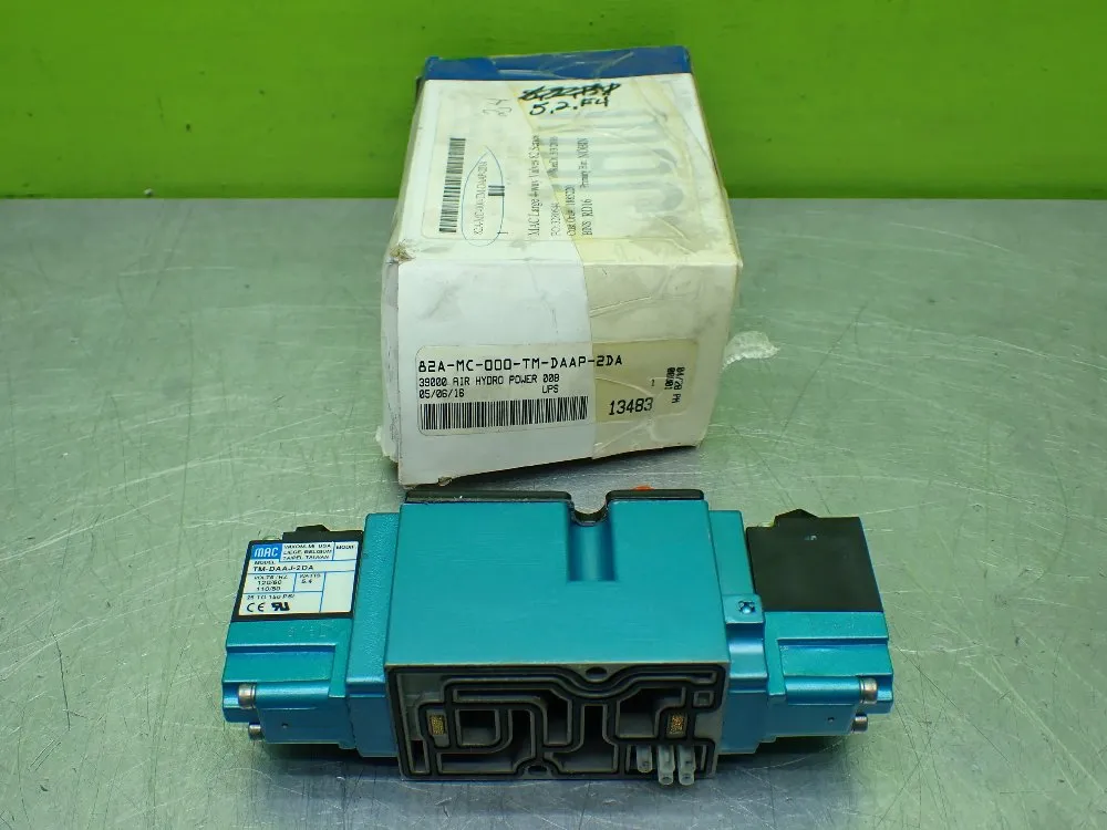 Mac Valves Pneumatic Solenoid Valve. - 82a-mc-000-tm-daap-2da