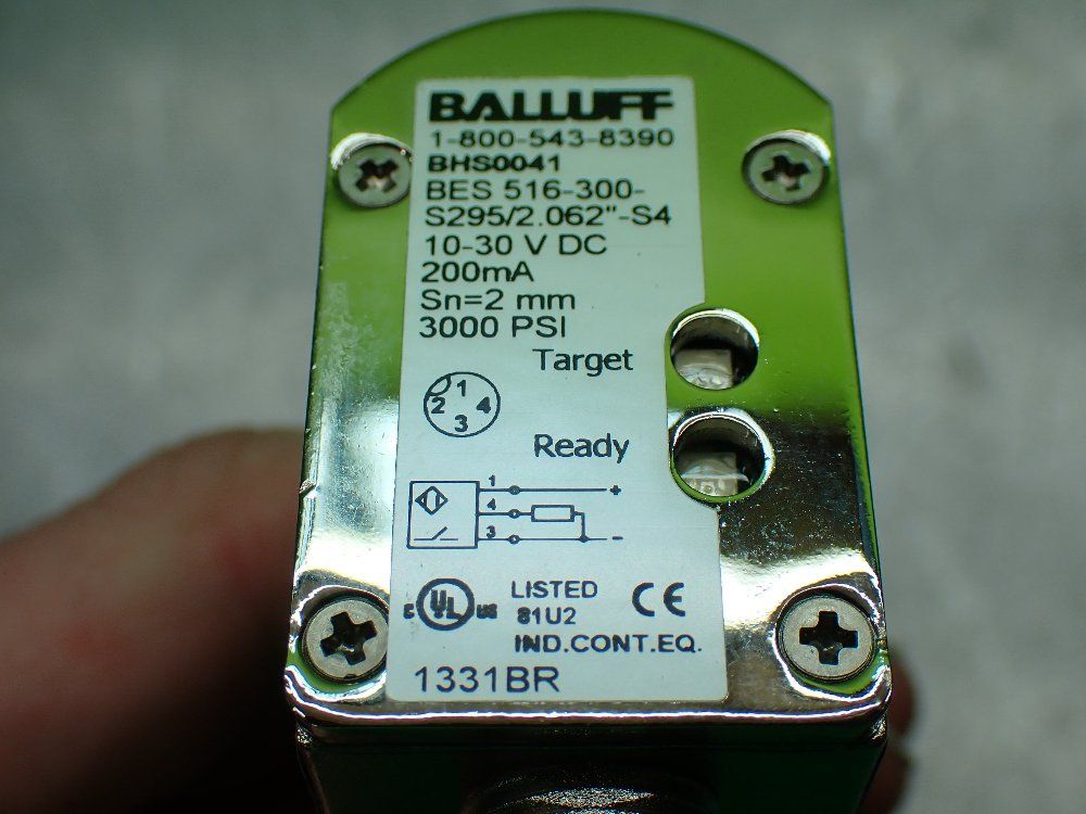 Balluff Strokemaster Proximity Sensor. Bes 516-300-s295/2.062"-s4 - Bhs0041