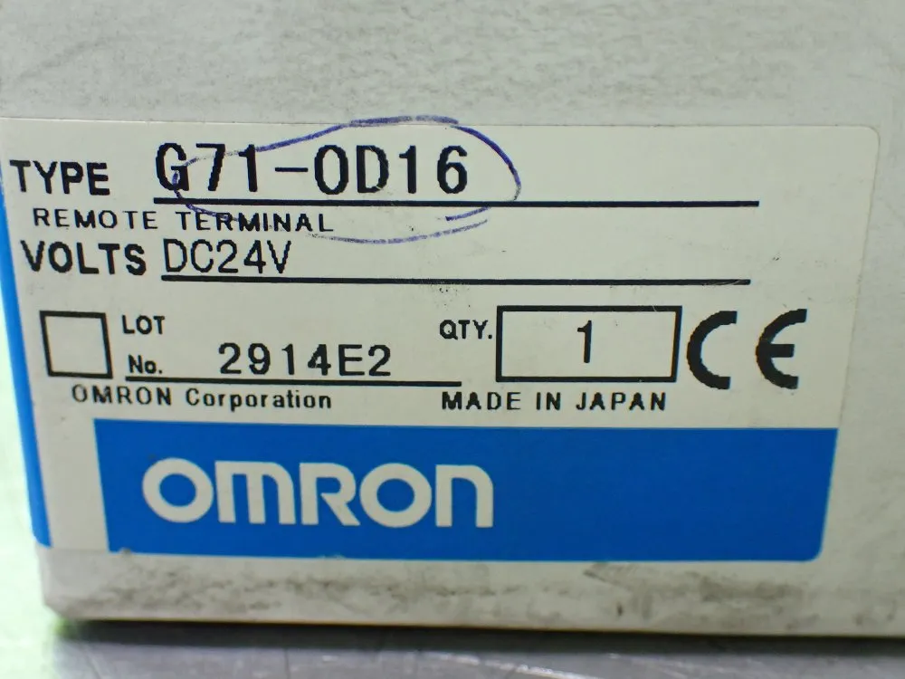Omron Remote Interface Io Module 