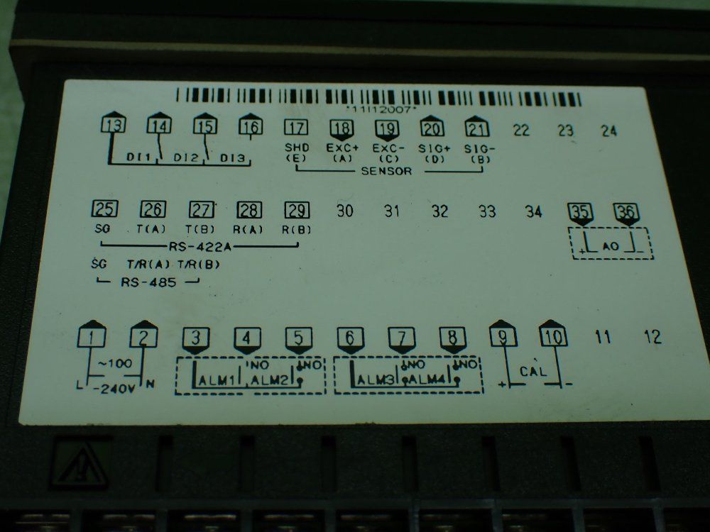 Rkc Instruments Pg500 Digital Panel Mount Indicator - A4*2-n-n1-hlnn/y