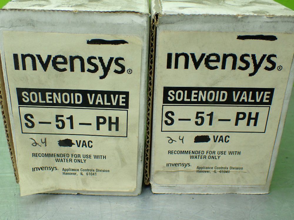 Invensys Water Control Solenoid Valves Lot Of 2