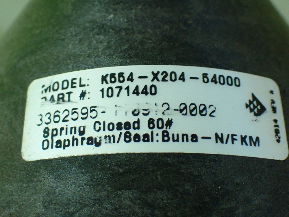 Aquamatic Ypattern Diaphragm Valve 1071440