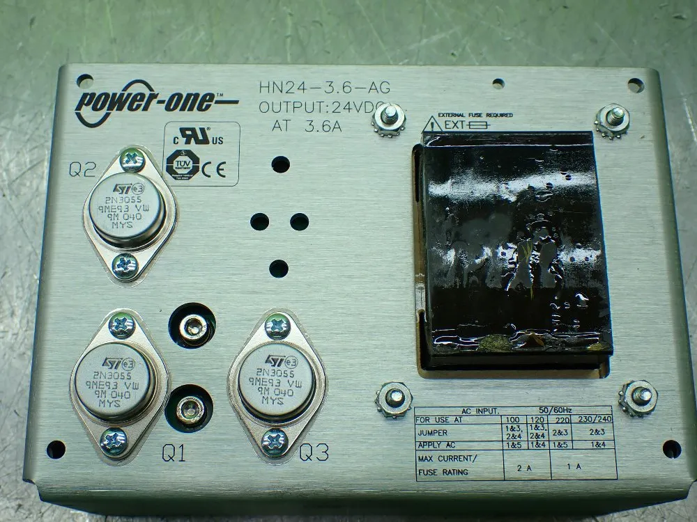 Power-one Linear Ac-dc Power Supply. - Hn24-3.6-ag