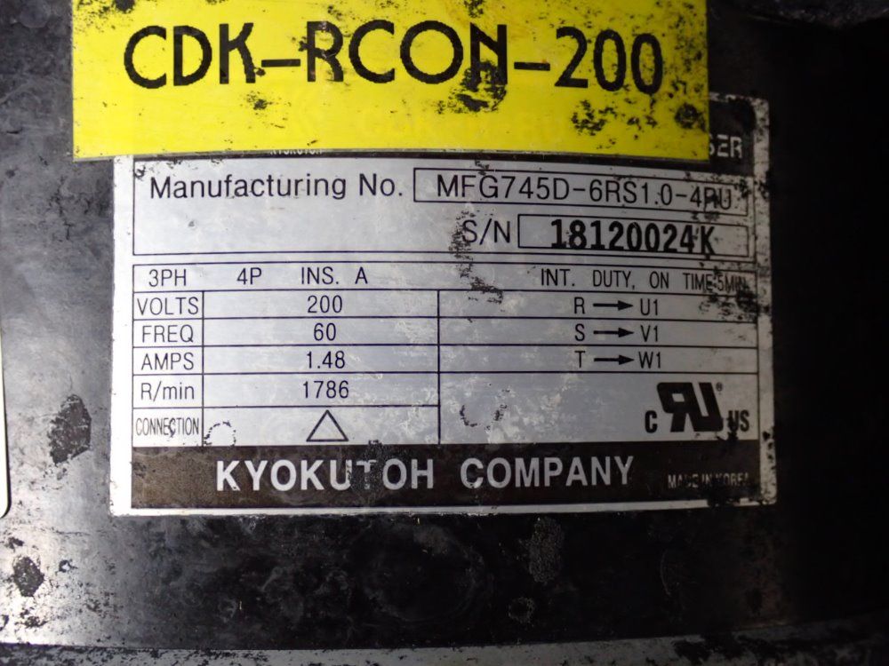 Kyokutoh Tip Dresser - Mfg745d-6rs1-0-4ru