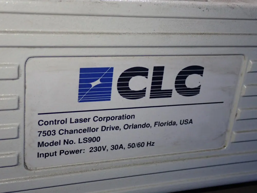 Control Laser Corporation Laser Marking Machine