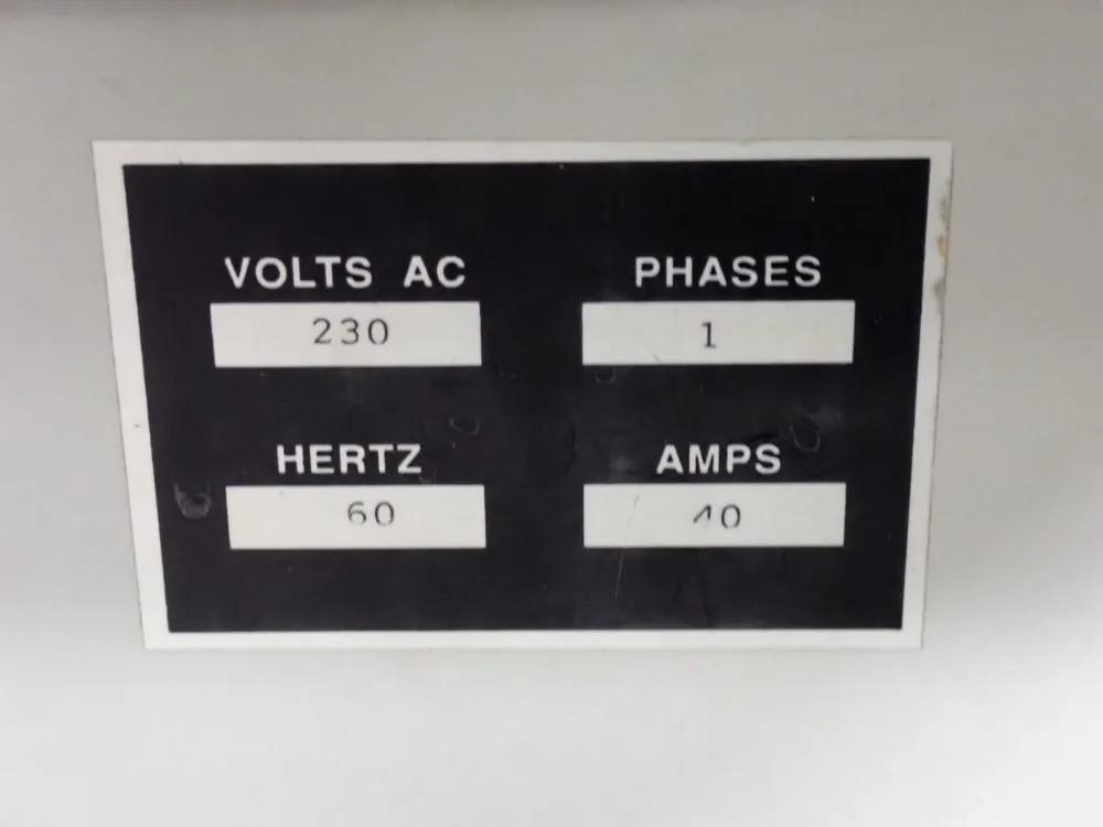 Control Laser Corporation Laser Marking Machine