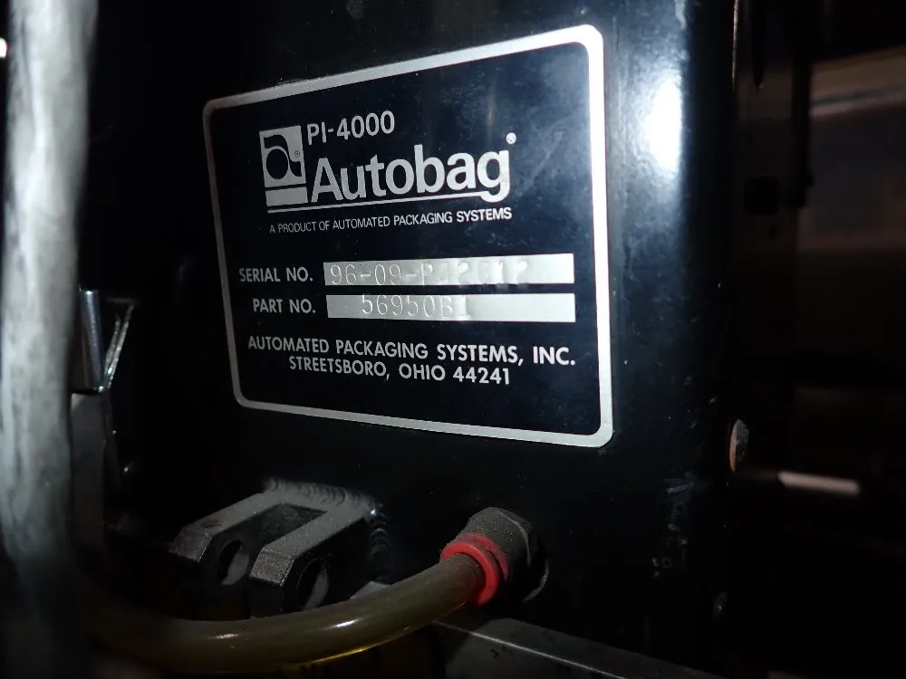 Automated Packaging Systems Automated Packaging Systems Pi4000 Automatic Bagger