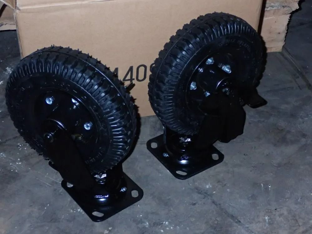  8 Pneumatic Casters Wswivel And Brakeby The Gaylord