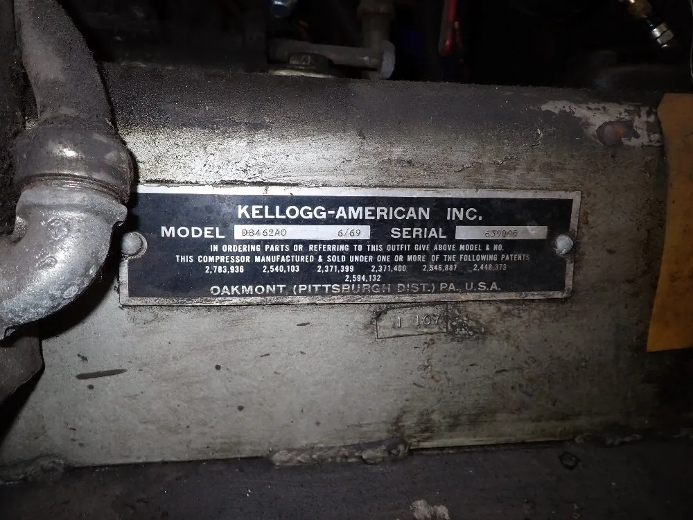 Kelloggamerican Air Compressor