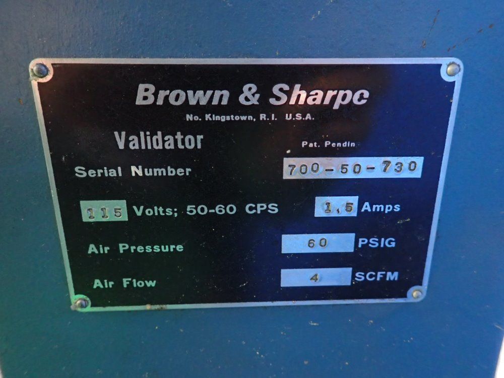 Brown  Sharpe Measuring Machine