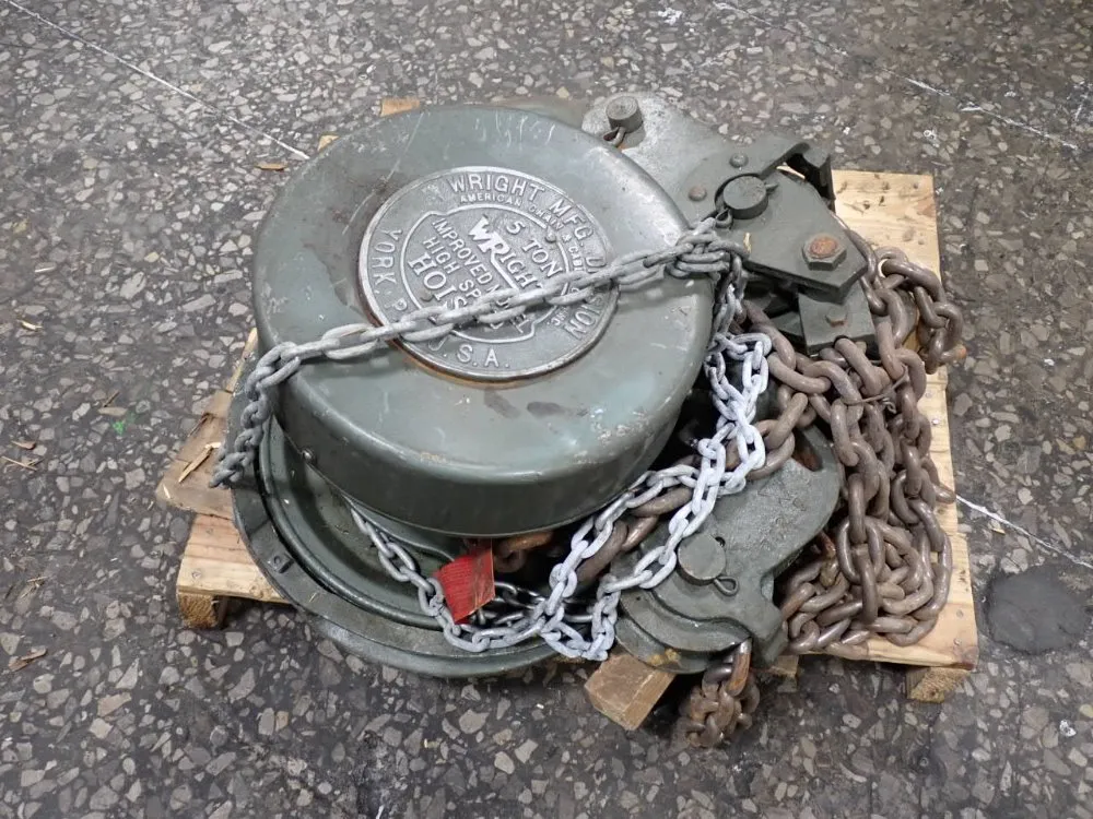 Wright Mfg Division Hoist