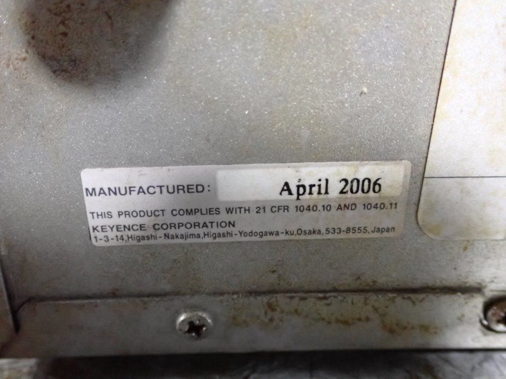 Keyence Laser Marker