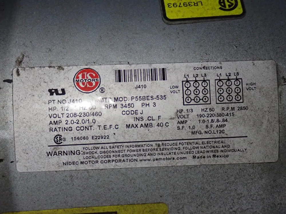 Gast 1/2 Hp Blower - R3305a-1