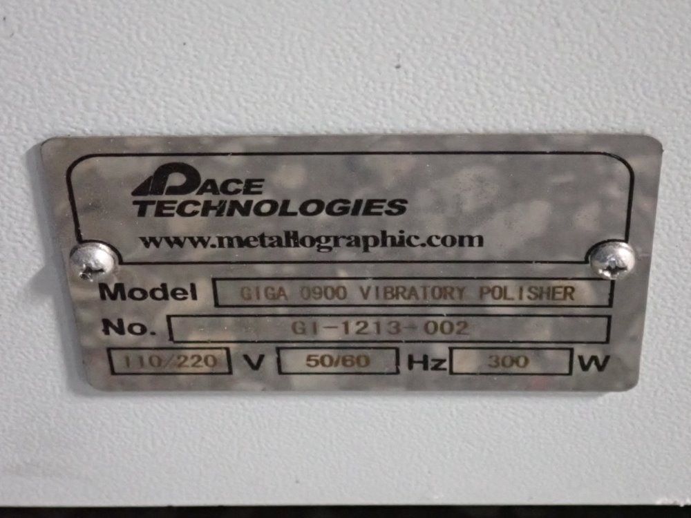 Pace Technologies Vibratory Polisher