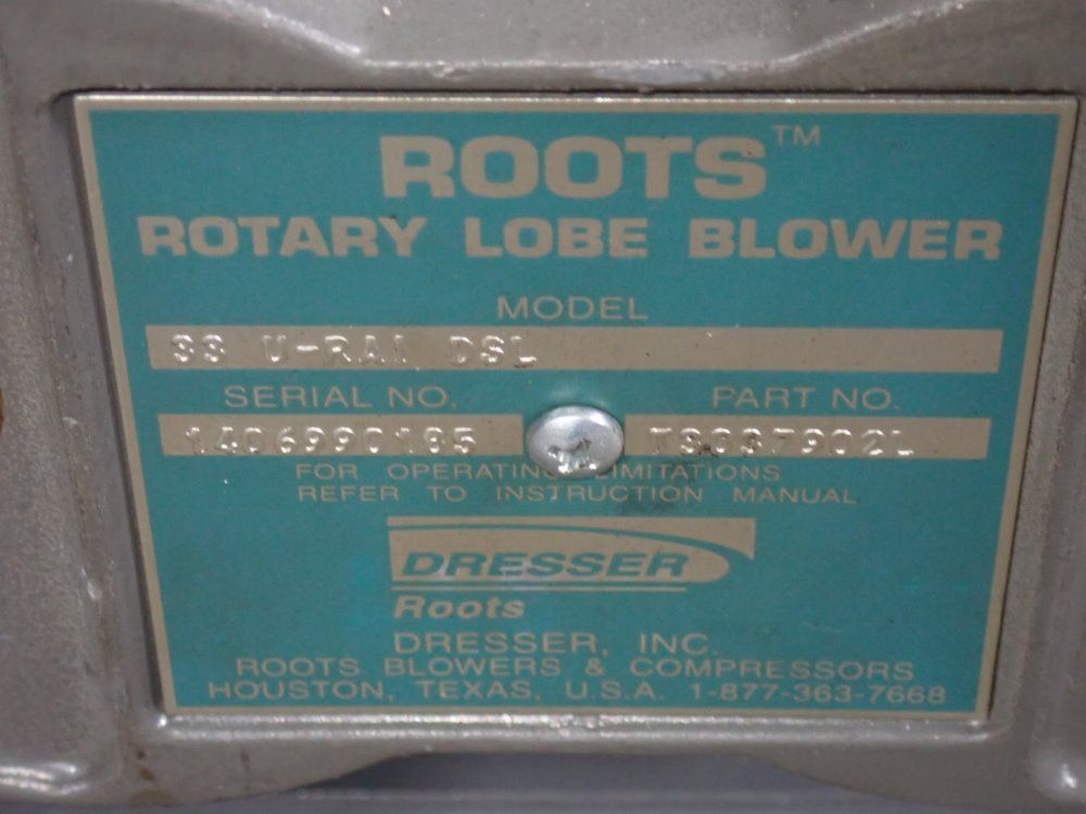 Roots Rotary Lobe Blower - 33u-ra1dsl
