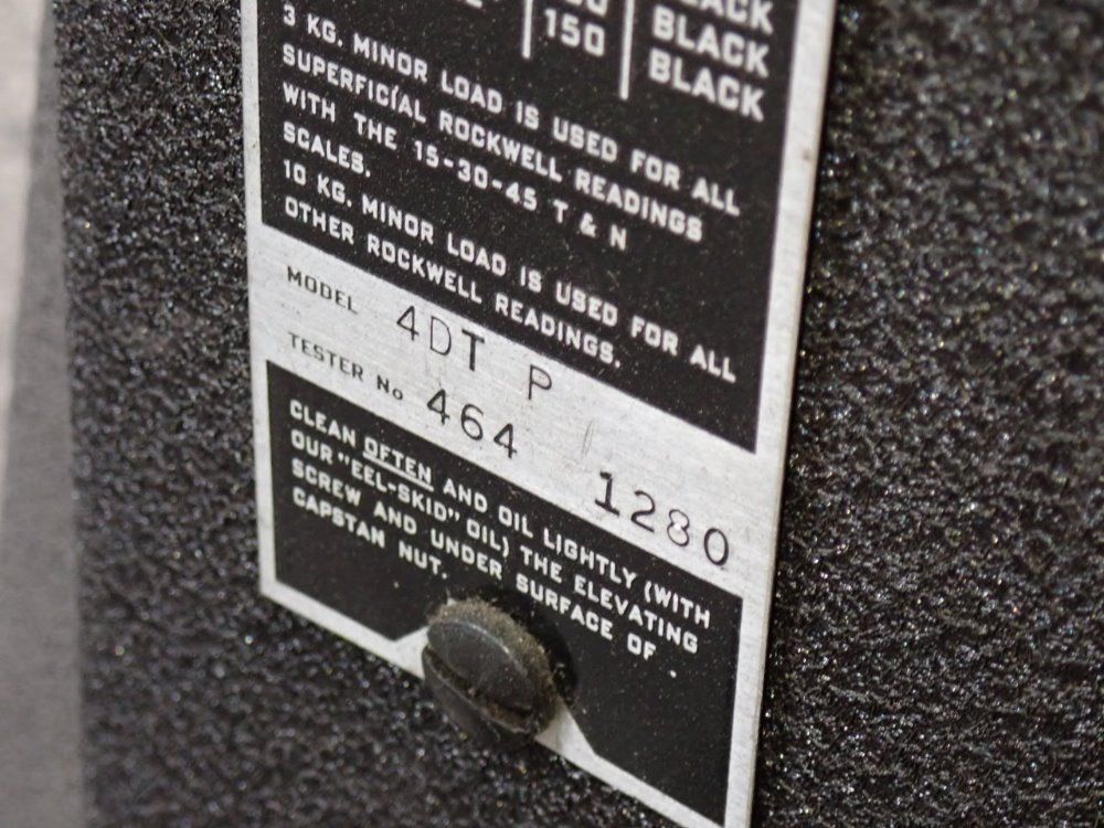 Rockwell Hardness Tester