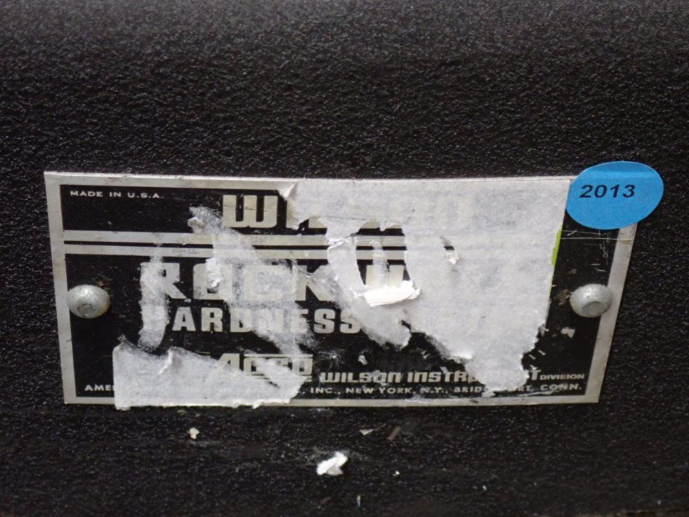 Rockwell Hardness Tester