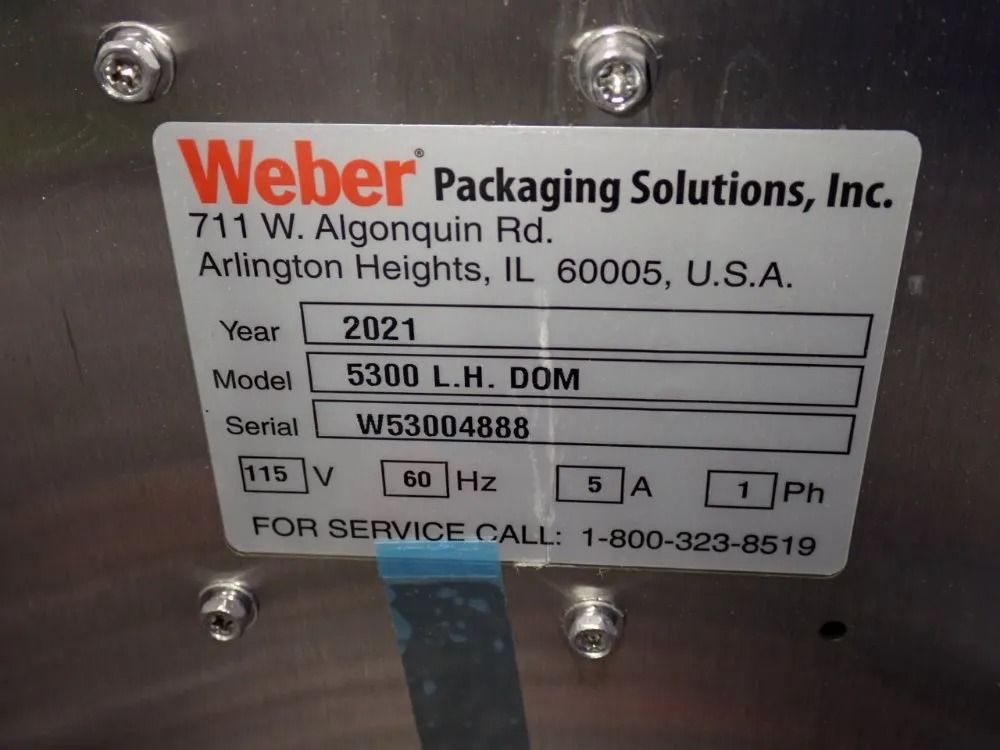 Weber 2021 Weber 5300lhdom Label Printer