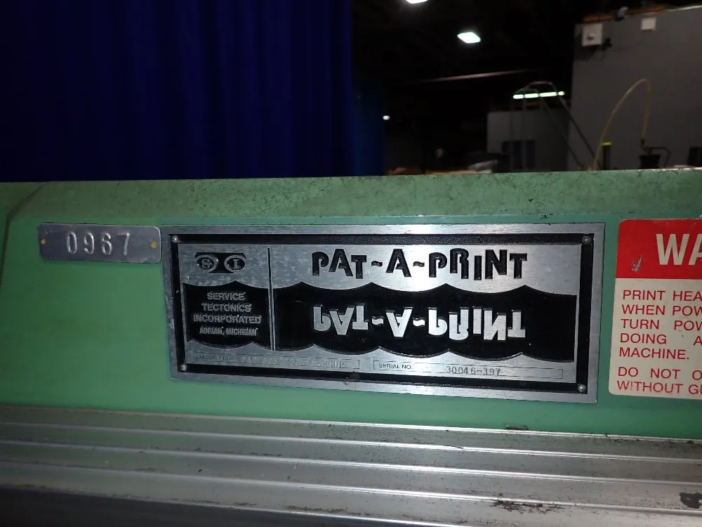 Pat-a-print Pad Printer - Pap 805
