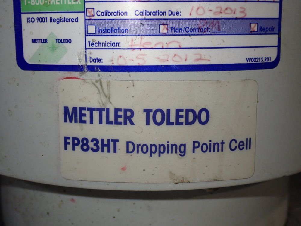 Metler Toledo Dropping Point Cell