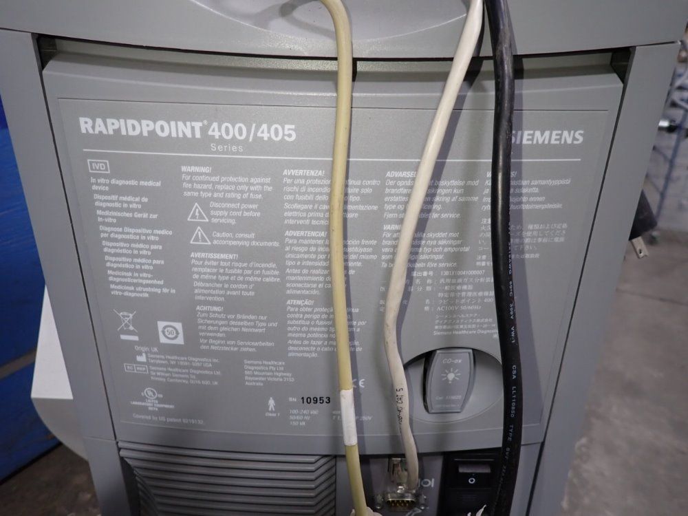 Siemens Blood Gas Analyzer