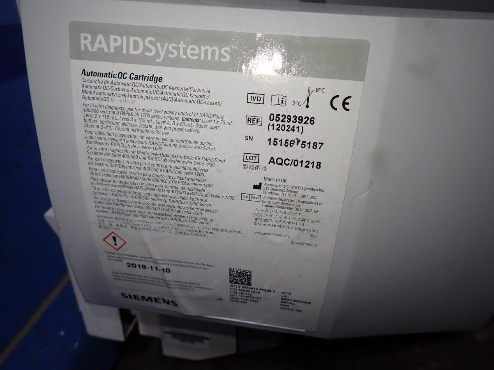 Siemens Blood Gas Analyzer