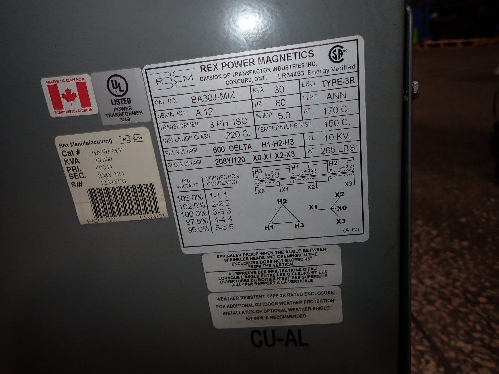 Rex Power Magnetics Transformer