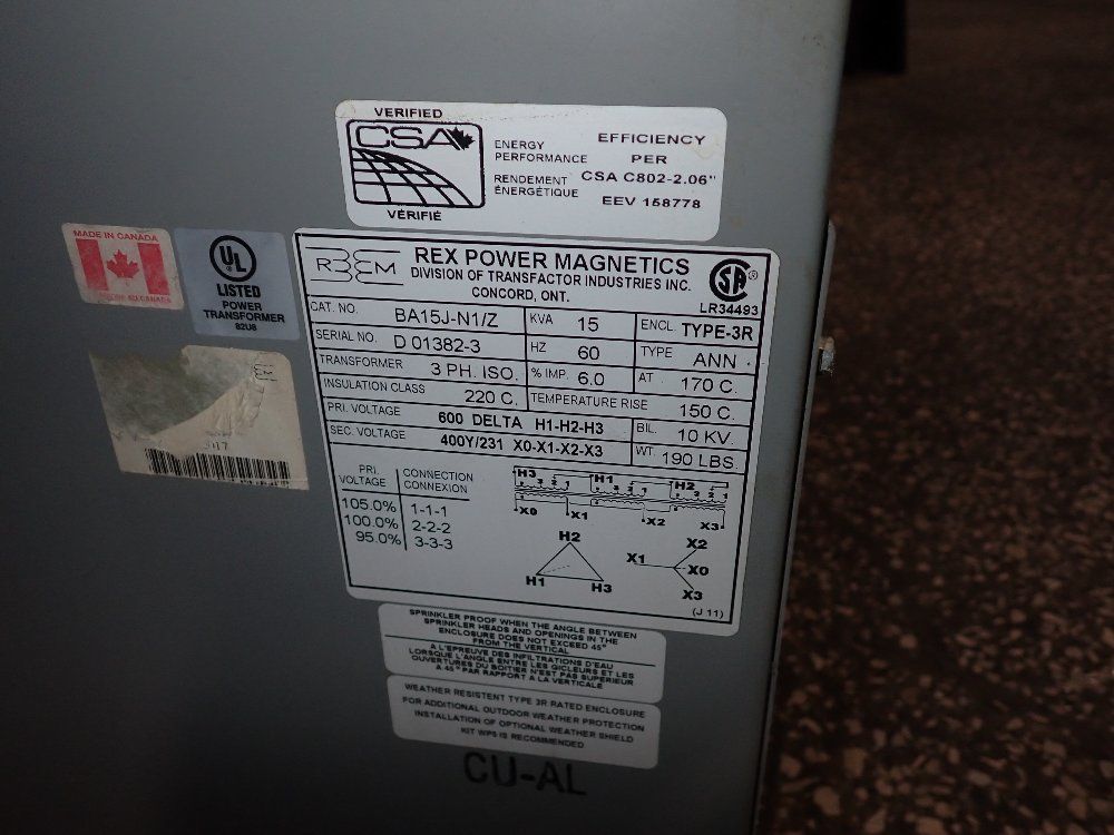 Rex Power Magnetics Transformer