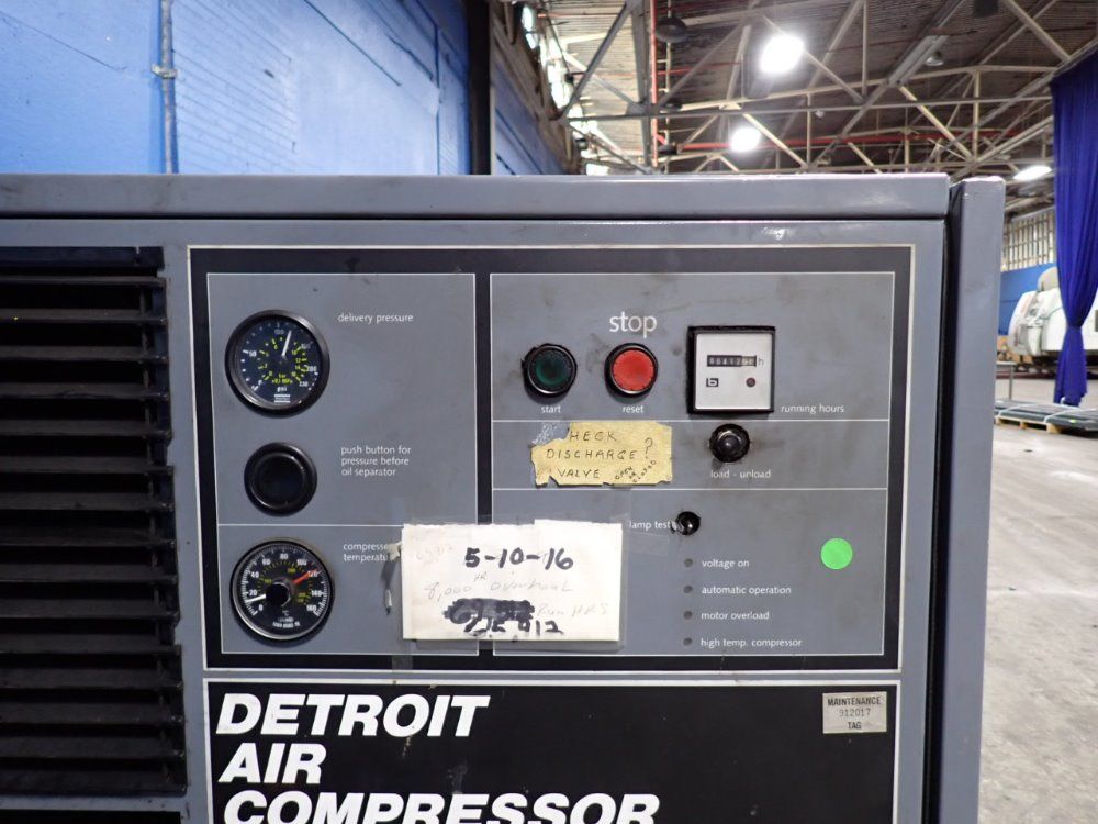 Atlas Copco 1989 Atlas Copco Ga 37 Air Compressor