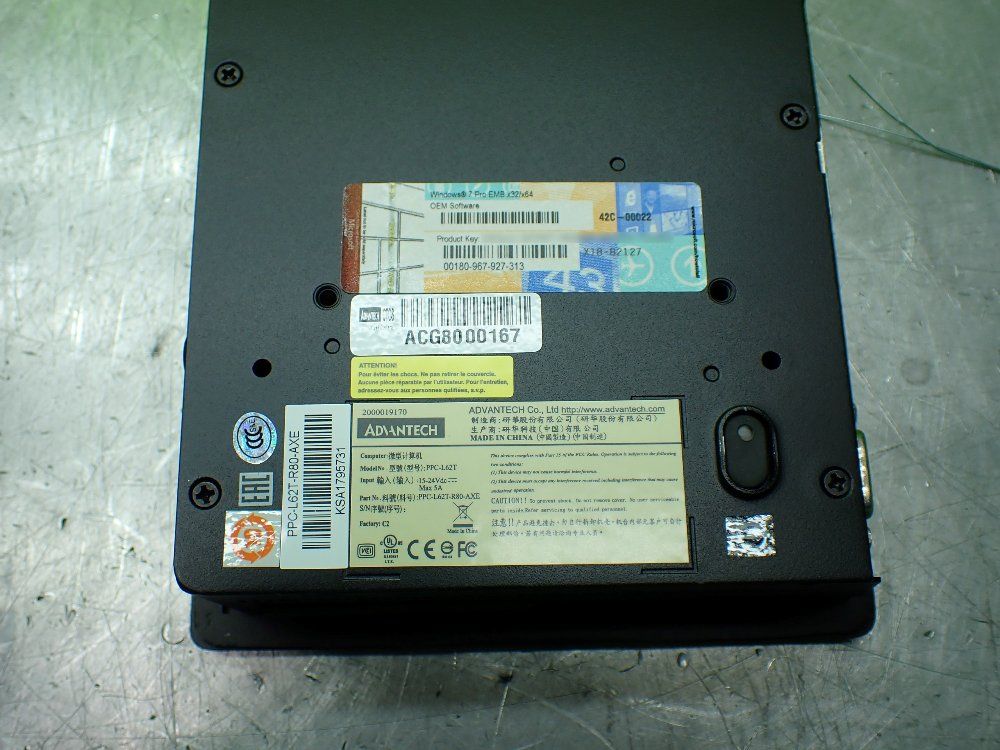 Advantech Fanless Industrial Touchscreen Pc 