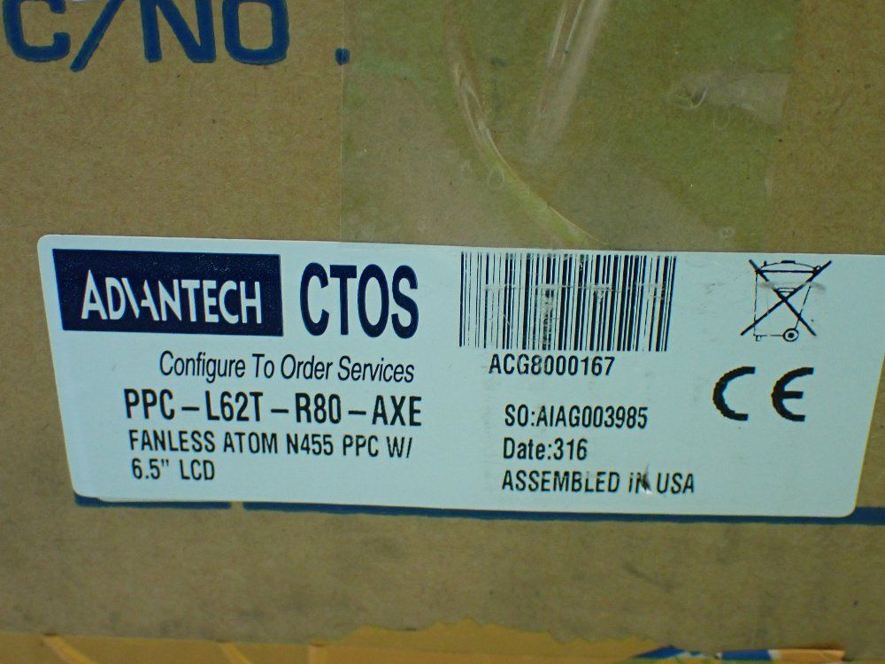 Advantech Fanless Industrial Touchscreen Pc 