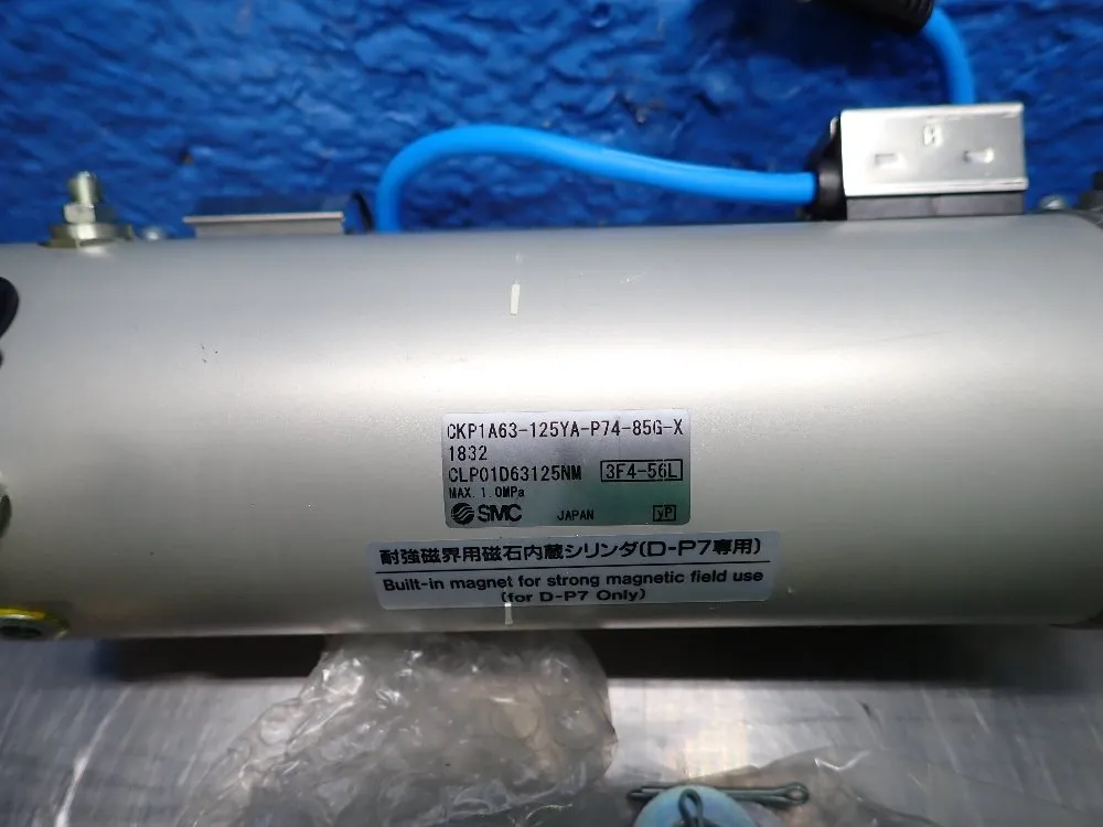 Smc Pneumatic Cylinder - Ckp1a63-125ya-p74-85g-x1832