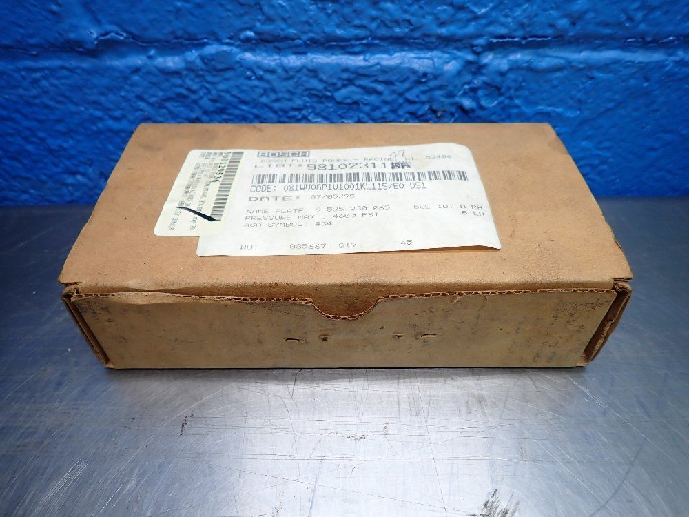 Rexroth Hydraulic Control Valve - R9810231147