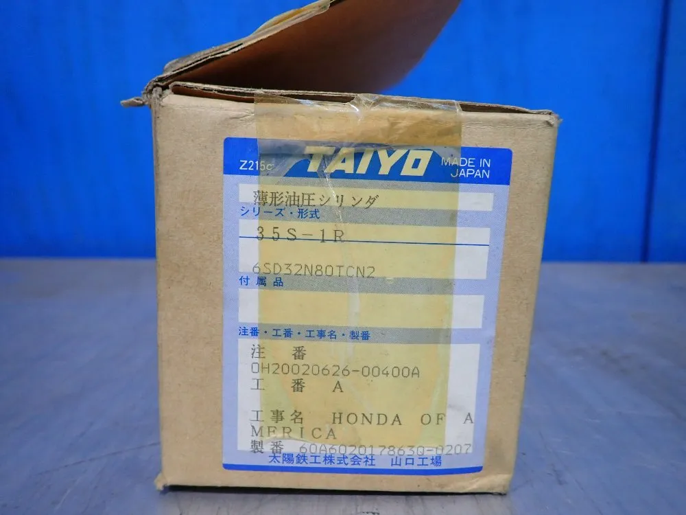 Taiyo Hydraulic Cylinder - 35s-1r6sd32n80tcn2