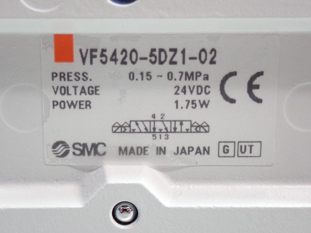 Smc Pneumatics Solenoid Valve - Vf5420-5dz1-02