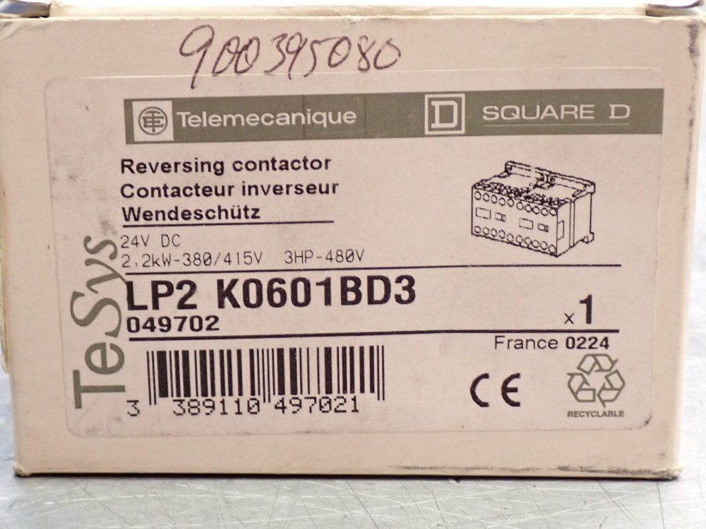 Telemecanique Reversing Contactor 3 Pole - Lp2 K0601bd3
