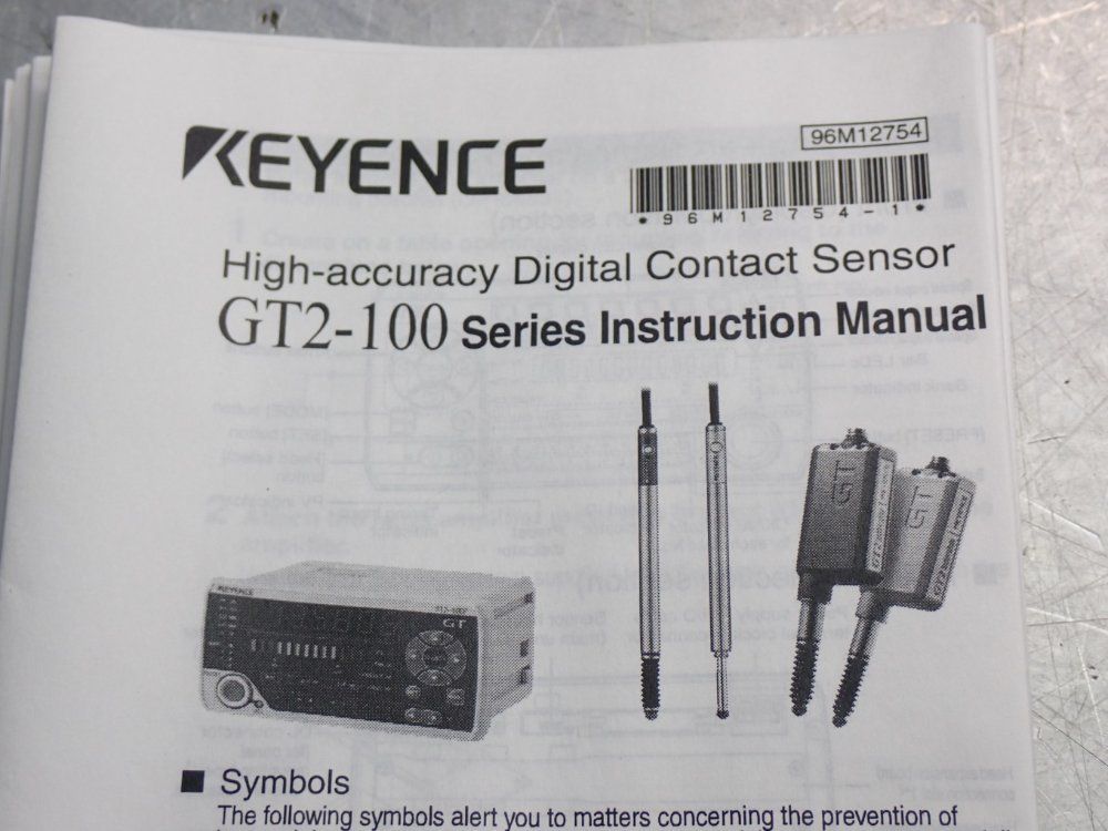 Keyence Sensor Contact - Gt2-100n