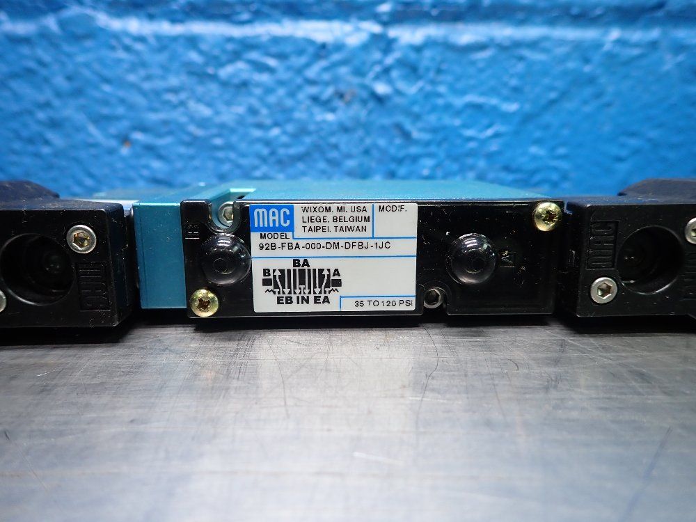 Mac Solenoid Valve - 92b-fba-000-dm-dfbp-1jc