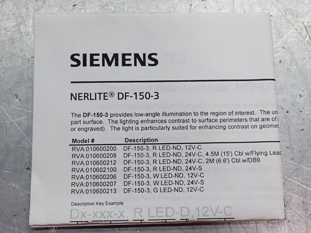 Siemens Nerlite - Df150-3