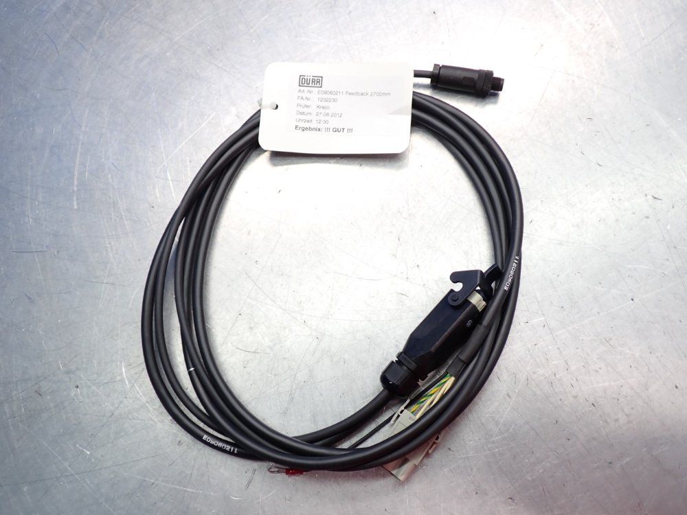 Durr Systems 2700mm Connection Cable - E09060211